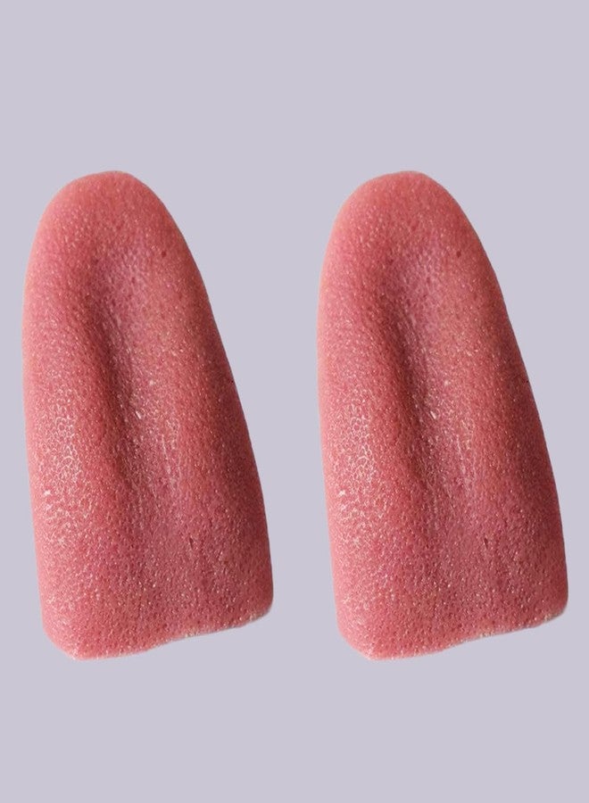 OUERMAMA 2 Pcs Halloween Fake Tongue False Tongue Horrific Tongue Prop Tricks Tongue Toys,Prop Tricks Tongue Toys,Realistic Fake Tongue, Comedy Magic Trick Accessories - Image 3